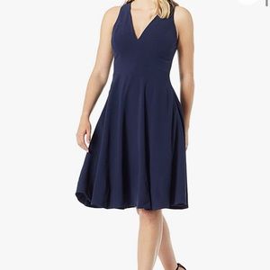 NWT Dress the Population Catalina Solid Sleeveless Fit & Flare